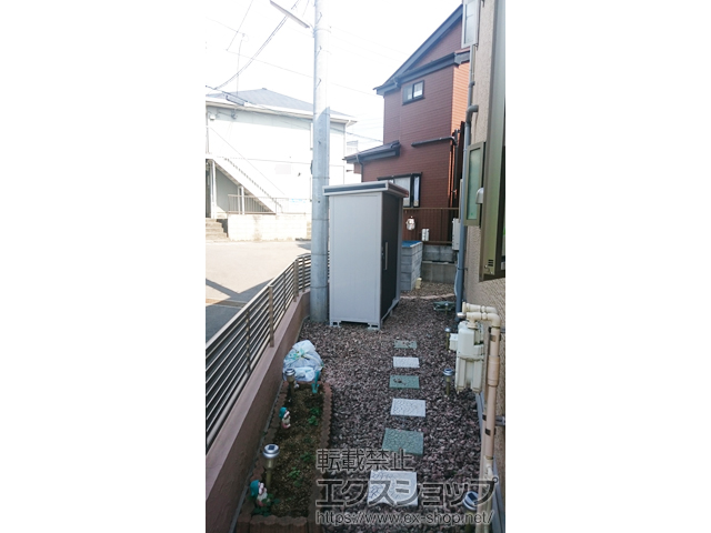千葉県市川市のの物置・屋外倉庫 エルモ 一般型 1870×820×2122 LMD-1808-DW 施工例