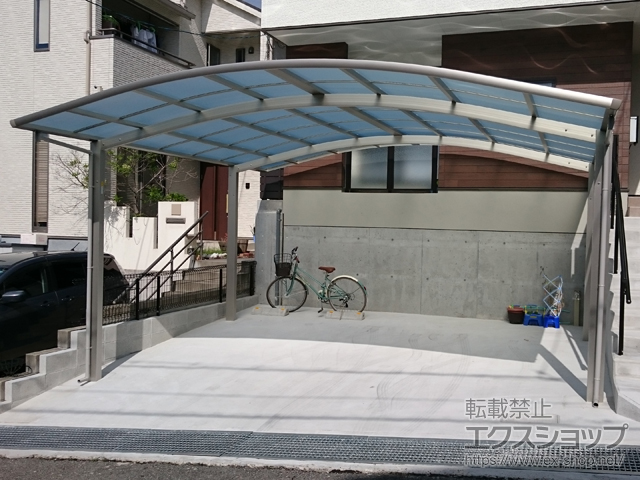 広島県安芸郡府中町ののカーポート レイナツインポートグラン　積雪〜20cm対応 施工例