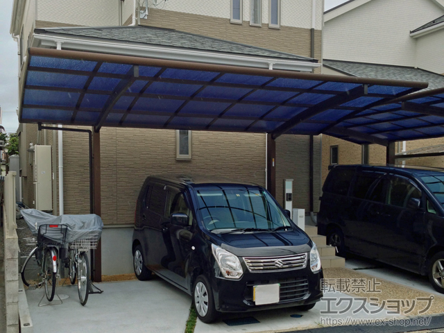 滋賀県草津市ののカーポート プレシオスポート 積雪〜20cm対応 施工例