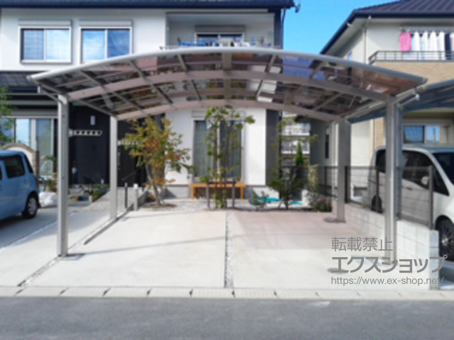 佐賀県佐賀市ののカーポート レイナツインポートグラン　積雪〜20cm対応 施工例