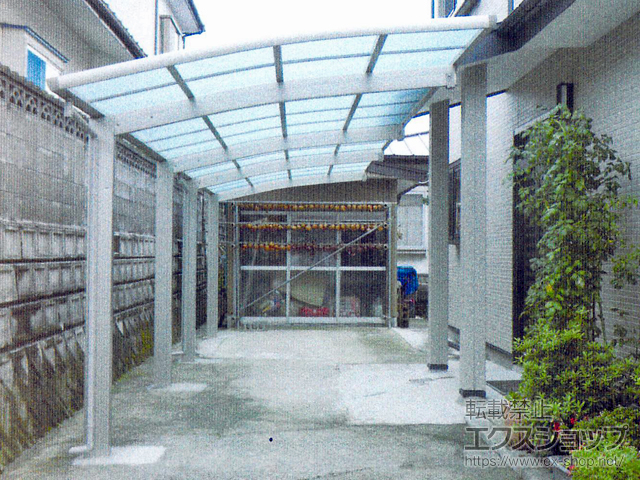 岩手県一関市ののカーポート レイナポートグラン 縦連棟　積雪〜20cm対応 施工例