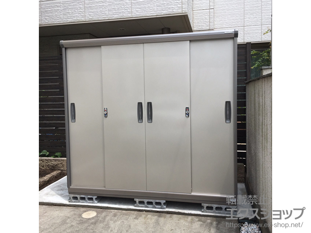 神奈川県横浜市のの物置・屋外倉庫 ナイソーシスター 一般型 2100×900×1920 KMX-219E 施工例