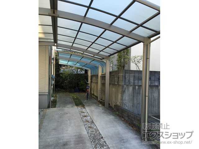 大分県別府市ののカーポート レイナキャップポートグラン　積雪〜20cm対応 施工例