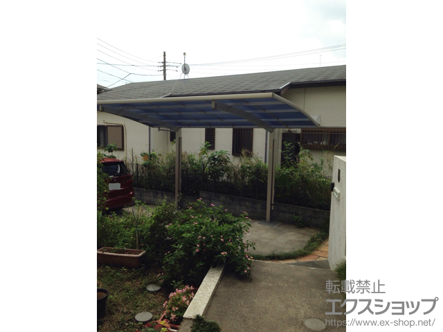 神奈川県藤沢市ののカーポート プレシオスポート 積雪〜20cm対応 施工例