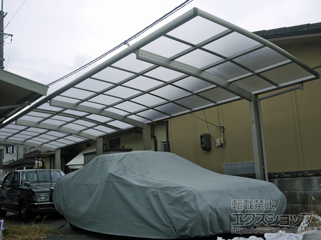 広島県東広島市ののカーポート レイナポートグラン　積雪〜20cm対応 施工例