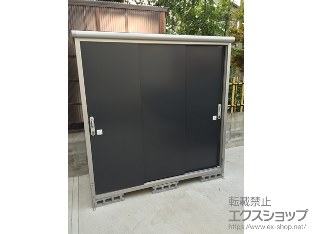 福岡県糟屋郡宇美町のの物置・屋外倉庫 エスモ 一般型 1950×900×1959 ESE-1909A-SM 施工例