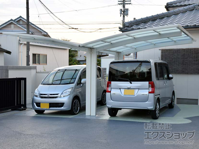 徳島県徳島市ののカーポート レイナポートグラン Y合掌　積雪〜20cm対応 施工例