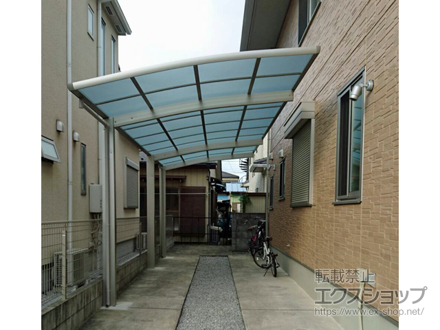 埼玉県越谷市ののカーポート レイナポートグラン 延長　積雪〜20cm対応 施工例