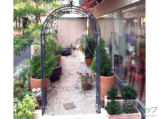 東京都渋谷区のの物置・屋外倉庫 エスケーエイト SK8-50 一般型 1800×800×1940 SK8-50 施工例