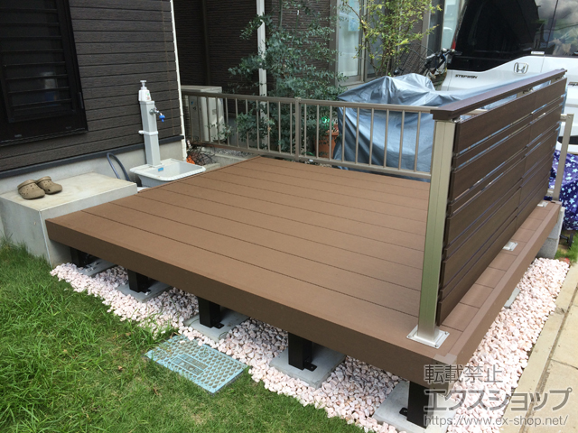 埼玉県さいたま市ののウッドデッキ マージウッドデッキ 施工例