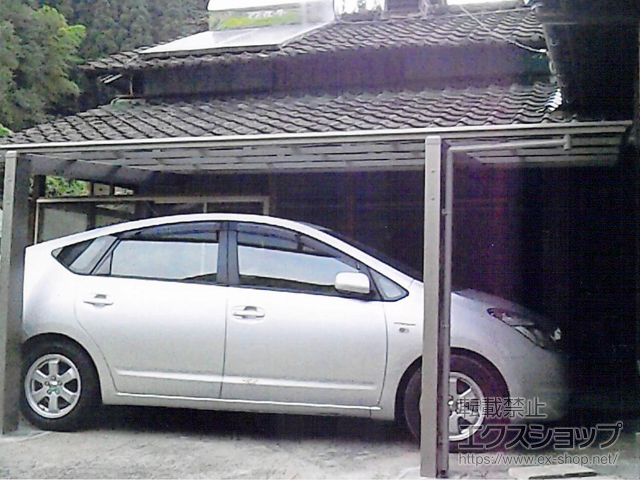 熊本県八代市ののカーポート ソリッドポート 積雪〜20cm対応 施工例