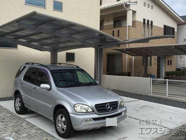 徳島県徳島市ののカーポート レイナポートグラン Y合掌　積雪〜20cm対応 施工例