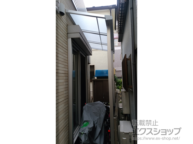 東京都大田区ののテラス屋根 スピーネ F型 テラスタイプ 単体 積雪〜20cm対応 施工例
