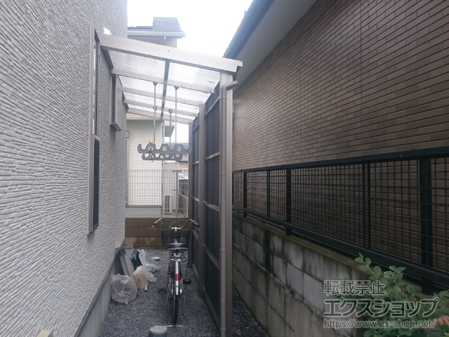 栃木県佐野市のLIXIL リクシル（トステム）のストックヤード フリーヤード　オープンタイプ 積雪〜20cm対応 施工例