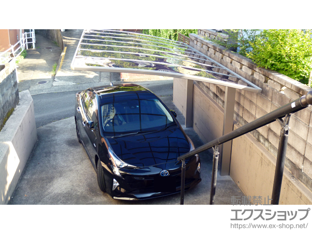 長崎県佐世保市ののカーポート プレシオスポート 積雪〜20cm対応 施工例