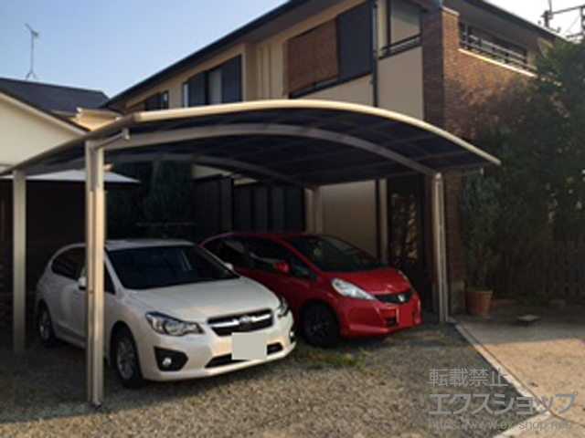 福岡県春日市ののカーポート レイナツインポートグラン　積雪〜20cm対応 施工例
