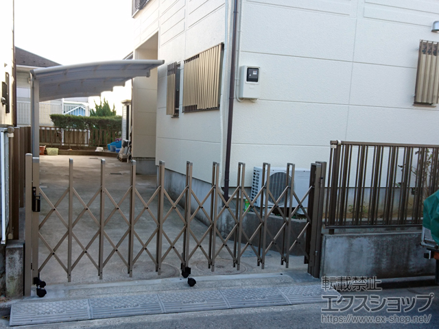 千葉県千葉市ののカーゲート トリップゲート RB型 ノンレール 片開き 30S 施工例