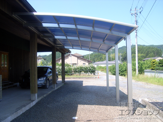 宮城県亘理郡亘理町ののカーポート レイナベーカポートグラン 延長　積雪〜20cm対応 施工例