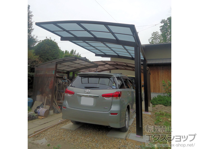 愛知県小牧市ののカーポート レイナポートグラン　積雪〜20cm対応 施工例