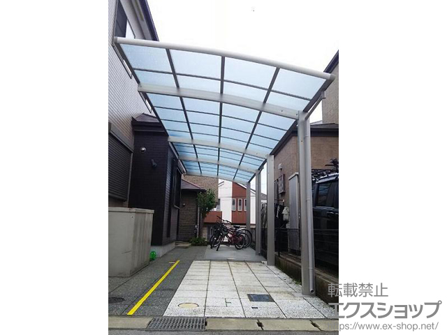 千葉県千葉市ののカーポート レイナポートグラン 縦連棟　積雪〜20cm対応 施工例