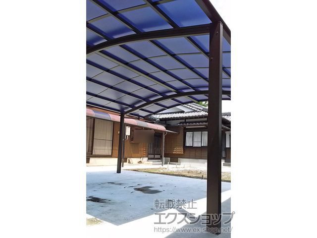 宮崎県串間市ののカーポート レイナツインポートグラン　積雪〜20cm対応 施工例