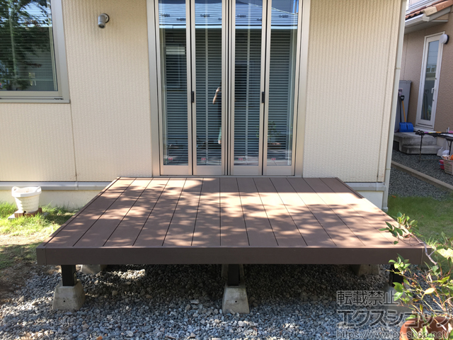 岩手県盛岡市ののウッドデッキ マージウッドデッキ 施工例