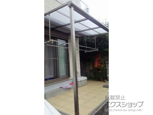 神奈川県横浜市ののテラス屋根 スピーネ F型 テラスタイプ 単体 積雪〜20cm対応 施工例