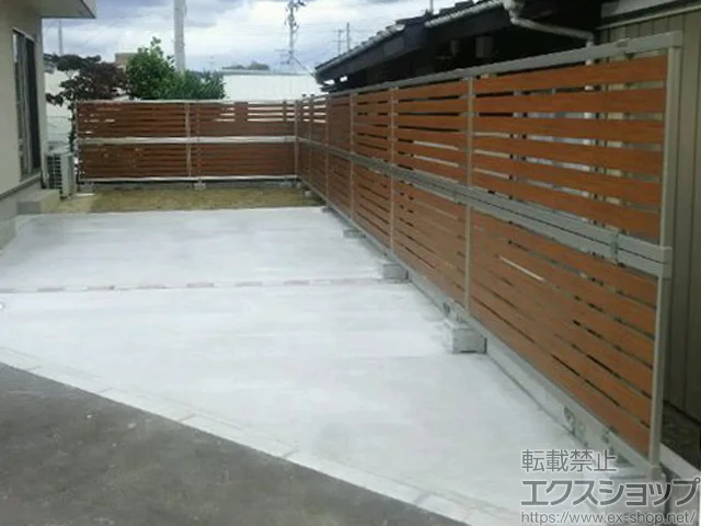 �{�錧���s��YKKAP�̃t�F���X�E��E�� ���V�A�X�t�F���XF04�^ ���� �ؖڃJ���[ 2�i�x���i�p�l��2�i�j �{�H��