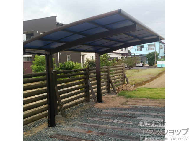 静岡県浜松市ののカーポート プレシオスポート 積雪〜20cm対応 施工例