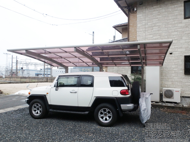 鳥取県米子市ののカーポート レイナポートグランZ　積雪〜20cm対応 施工例