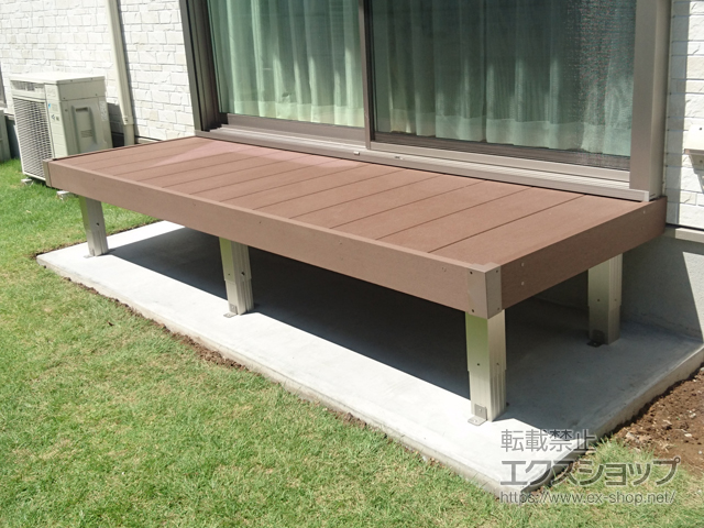 埼玉県羽生市ののウッドデッキ マージウッドデッキ 施工例