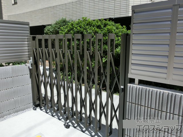 東京都世田谷区ののカーゲート アルシャインII M型 Aタイプ ノンレール 片開き 230S 施工例