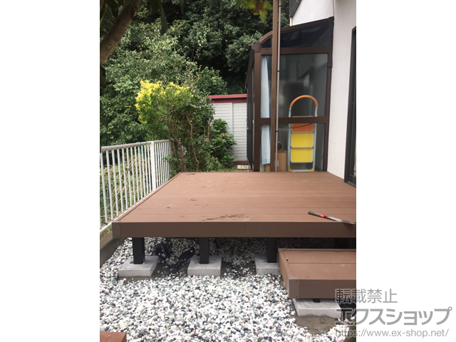 埼玉県入間市ののウッドデッキ リウッドデッキ 200 施工例
