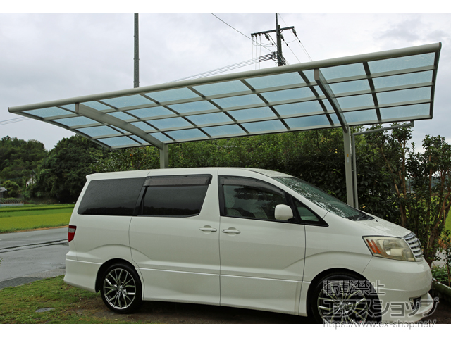 熊本県山鹿市ののカーポート レイナポートグラン　積雪〜20cm対応 施工例