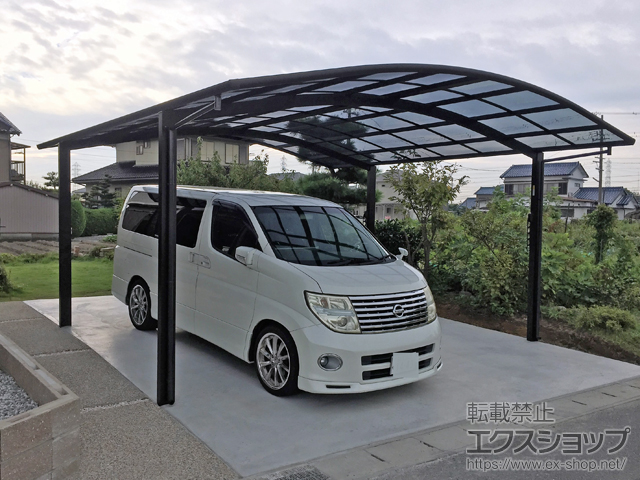 愛知県愛西市ののカーポート レイナツインポートグラン　積雪〜20cm対応 施工例