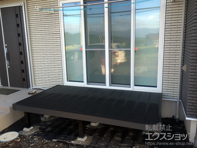 長野県茅野市ののウッドデッキ リウッドデッキ 200 施工例