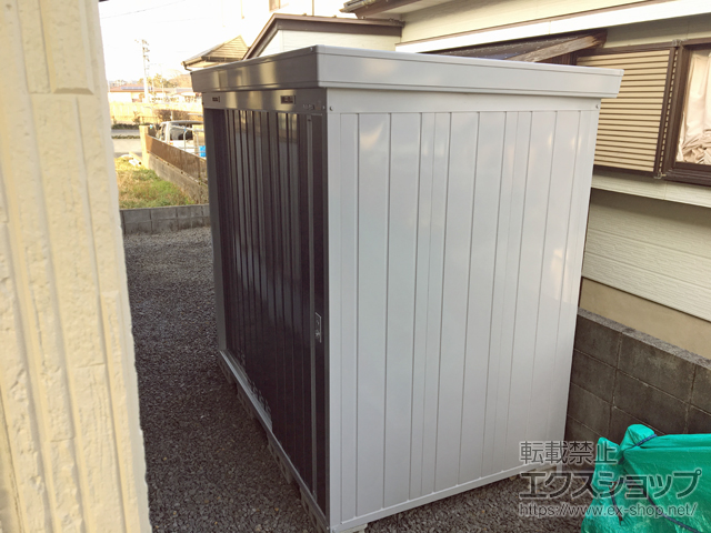 宮崎県児湯郡新富町のの物置・屋外倉庫 ネクスタ 一般型 2210×1370×2020 NXN-30S-PG 施工例