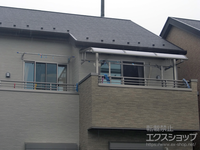 埼玉県さいたま市ののバルコニー・ベランダ屋根 スピーネ R型 屋根タイプ 単体 積雪〜20cm対応 施工例