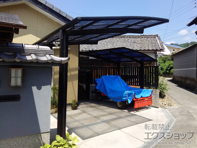 奈良県天理市ののサイクルポート・駐輪場 プレシオスポート ミニ 積雪〜20cm対応 施工例