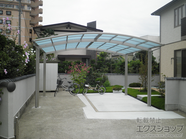 宮城県仙台市ののカーポート レイナツインポートグラン 積雪〜20cm対応 施工例