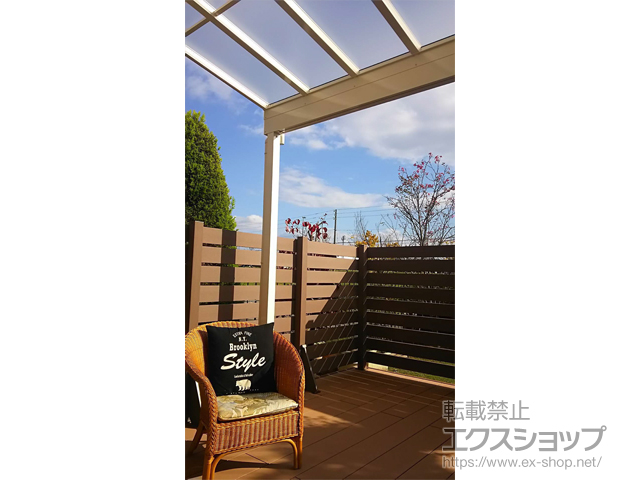 新潟県長岡市ののウッドデッキ リウッドデッキ 200 施工例