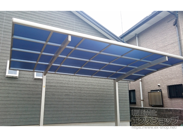 福岡県北九州市ののカーポート プレシオスポート 積雪〜20cm対応 施工例