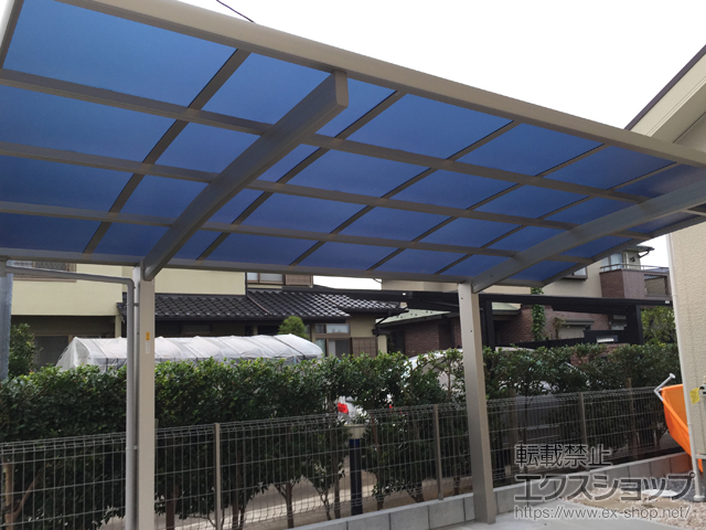 千葉県佐倉市ののカーポート レイナポートグラン　積雪〜20cm対応 施工例