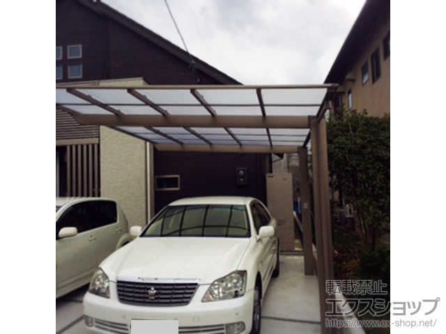 熊本県宇城市ののカーポート ソリッドポート 積雪〜20cm対応 施工例