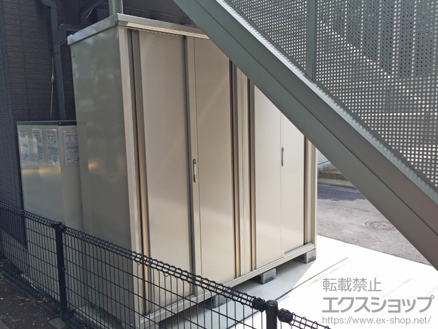 東京都目黒区のの物置・屋外倉庫 グランプレステージジャスト 一般型 (M-227HF WW) 施工例