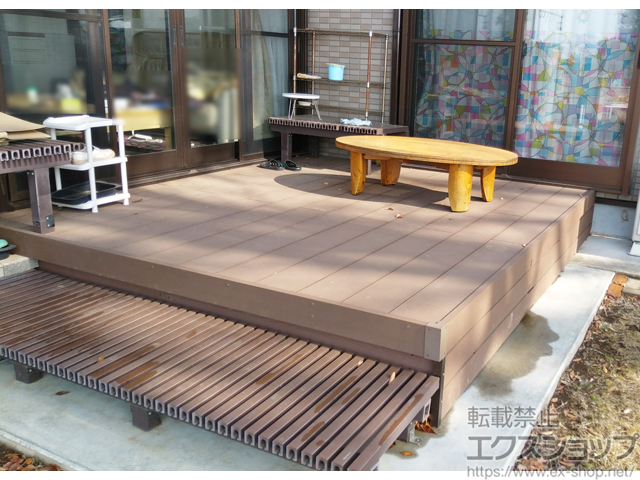 埼玉県狭山市ののウッドデッキ リウッドデッキ 200 施工例