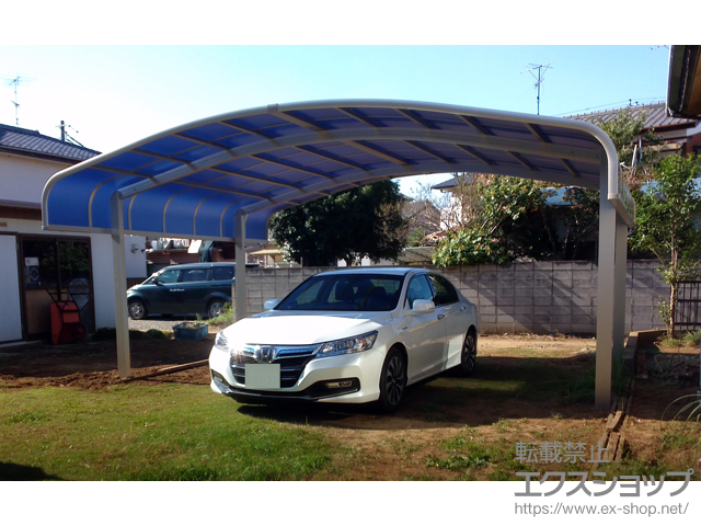 千葉県船橋市ののカーポート レイナキャップツインポートグラン 積雪〜20cm対応 施工例