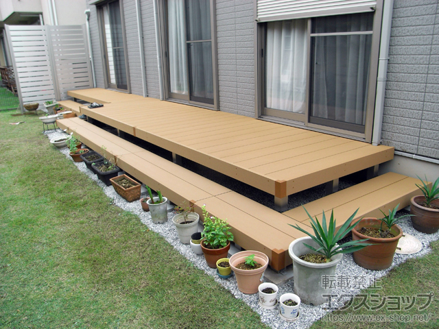 埼玉県所沢市ののウッドデッキ リウッドデッキ 200 施工例