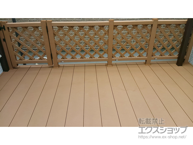 兵庫県尼崎市ののウッドデッキ リウッドデッキ 200 施工例