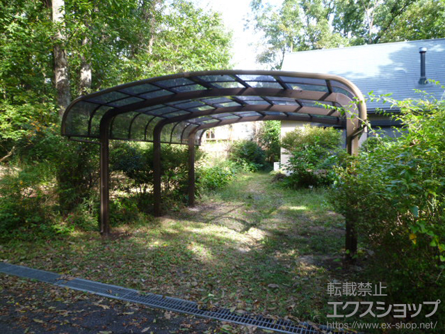栃木県那須郡那須町のLIXIL リクシル（トステム）のカーポート テールポートシグマIII 1500 ワイド 積雪〜50cm対応 施工例